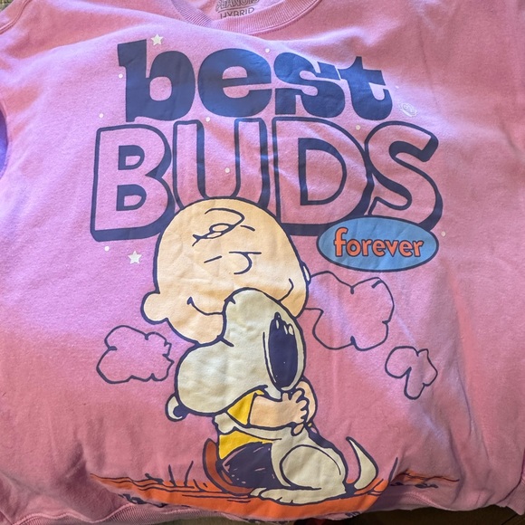 Super soft and cozy Charlie Brown and Snoopy sweatshirt size XL. - Picture 2 of 5